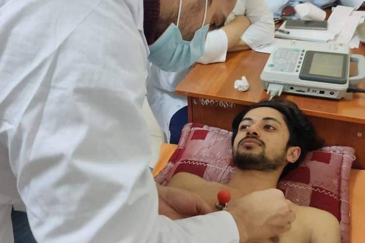 Students of the 6th semester of the School of medicine at Adam University attended Tokmok hospital and learned basic techniques to examine patients