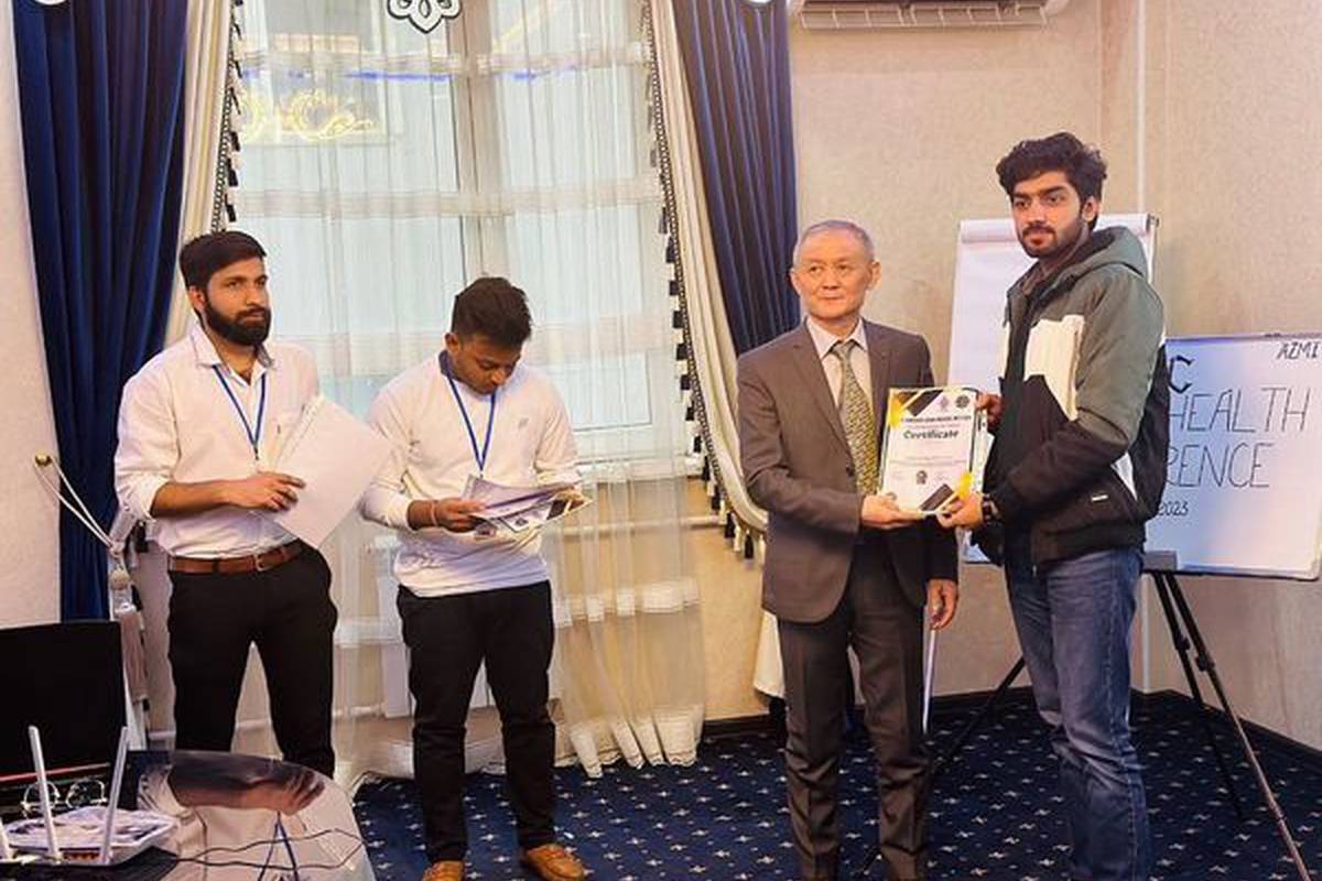 The students of AUSM participated in the round table on "Public Health &Management " held on 18th February in S.Tenishev Asian Medical Institute, Kyrgyzstan