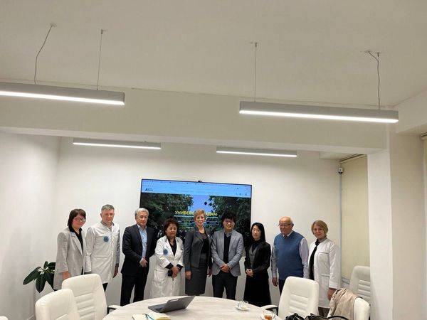 On October 23, 2023, a meeting was held at Adam University with Rector Sirmbard S.R. with representatives of the Yakuzemi Information Education Center within the framework of the activities of the Japan International Cooperation Agency (JICA).