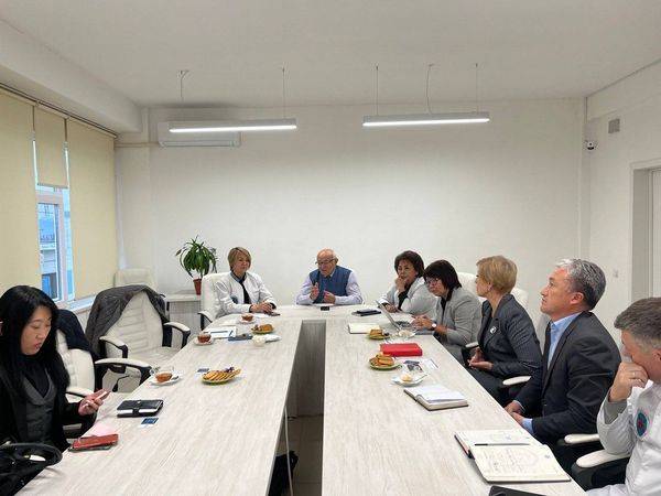 On October 23, 2023, a meeting was held at Adam University with Rector Sirmbard S.R. with representatives of the Yakuzemi Information Education Center within the framework of the activities of the Japan International Cooperation Agency (JICA).