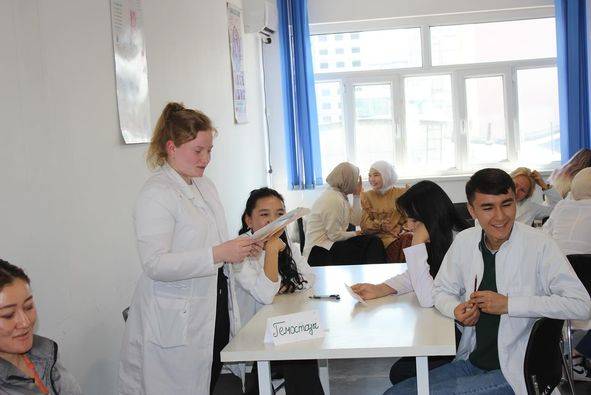 The Department of Morphological Disciplines and Public Health of Adam University held a competition on April 18, 2024, on normal physiology «Blood - A Mirror of Health» among second- and third-semester students