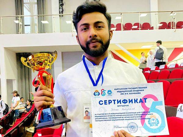 On May 16-17, 2024, students of AUSM took part in the II International Olympiad in Morphological and fundamental disciplines, dedicated to the 85th anniversary of the I. K. Akhunbayev KSMU.