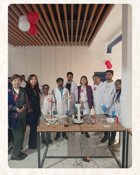 On April 19, 2025, 2nd year students of the School of Medicine of ADAM University took part in the Interuniversity Practical Seminar on the subject «General Chemistry»