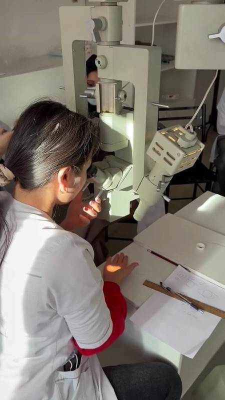 Practical training: wet lab club for ophthalmic surgery at ADAM University